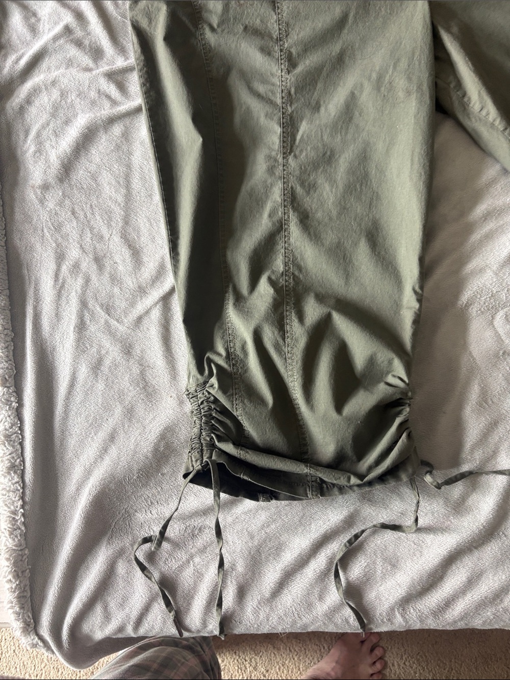 Torrid Olive Green Drawstring Jogger - Picture 3 of 5